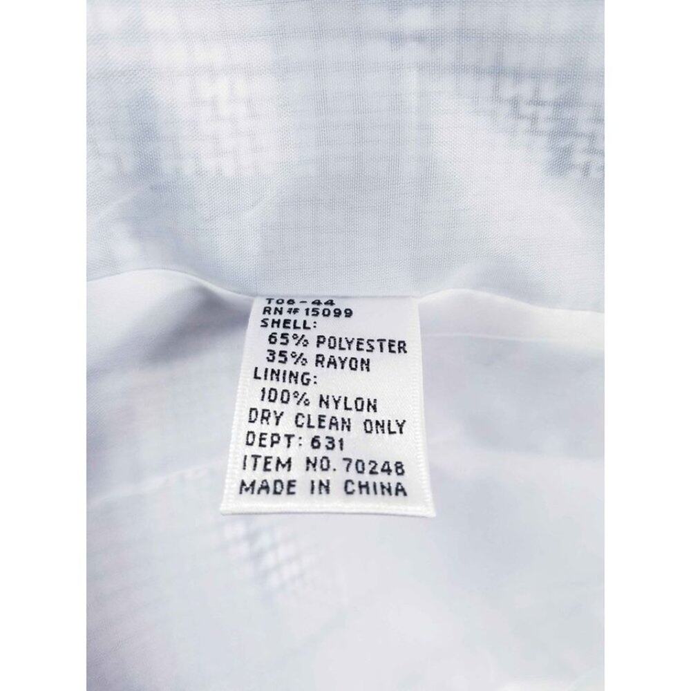 EXECUTIVE COLLECTION SUIT JACKET‎ Career Office Work Formal navy white Size 8 - Picture 6 of 6